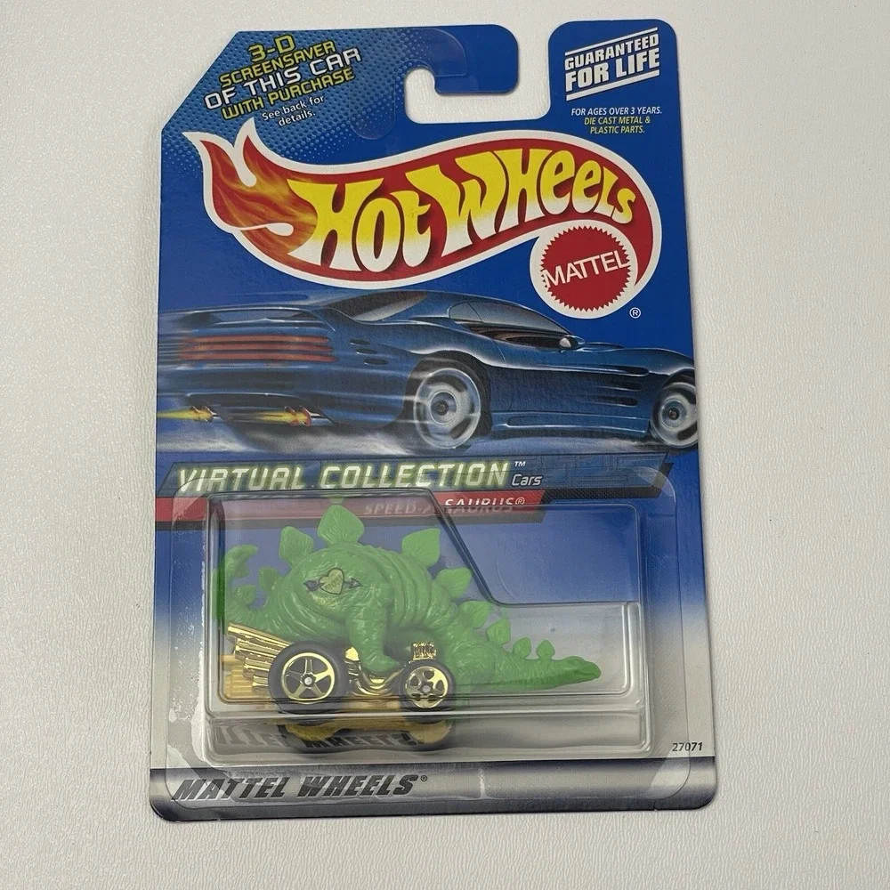 Mattel Hot Wheels Virtual Collection Speed A Saurus 2000 Green